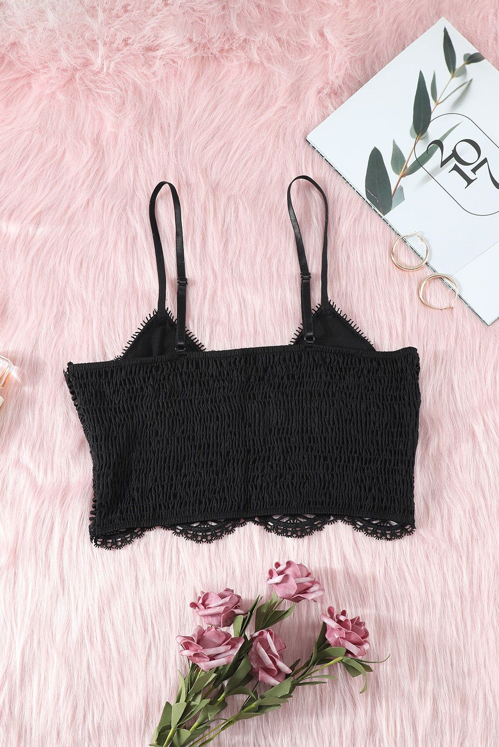 Patterned Lace Bralette