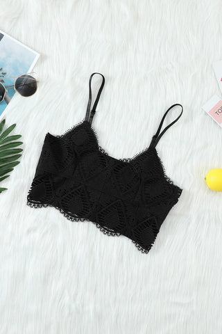 Patterned Lace Bralette