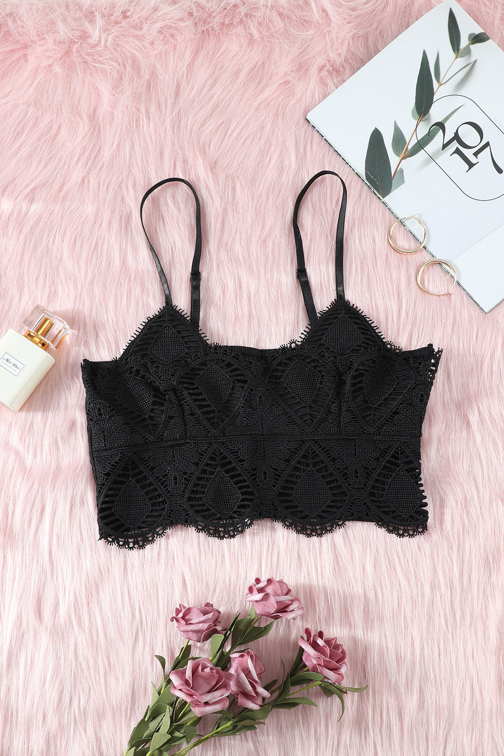 Patterned Lace Bralette