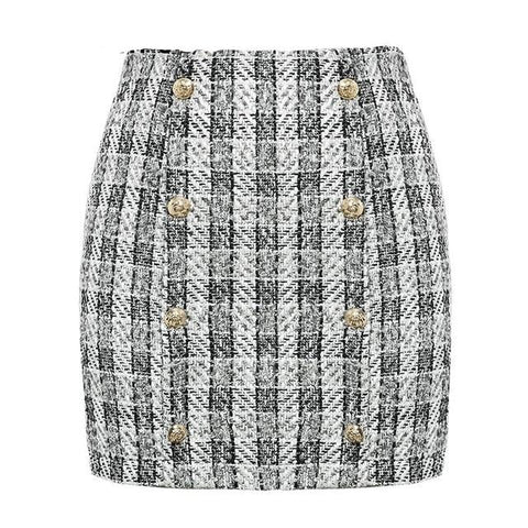 Elodie Plaid Skirt