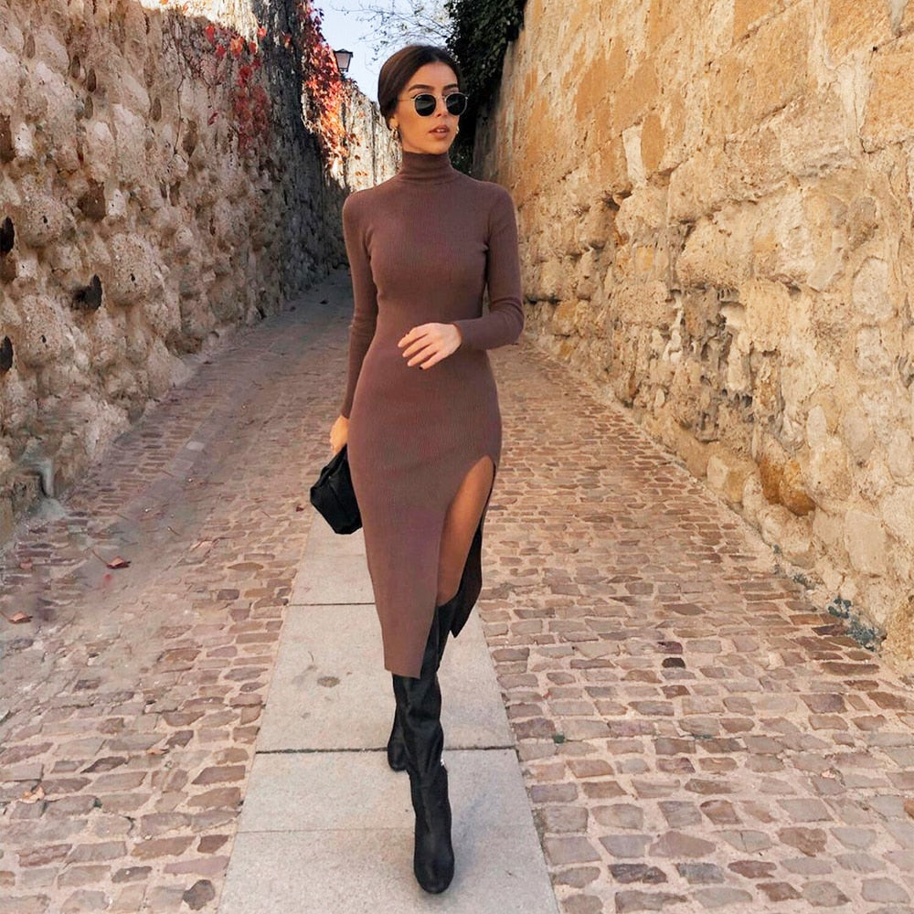 Noelle Long Sleeve Knit Dress