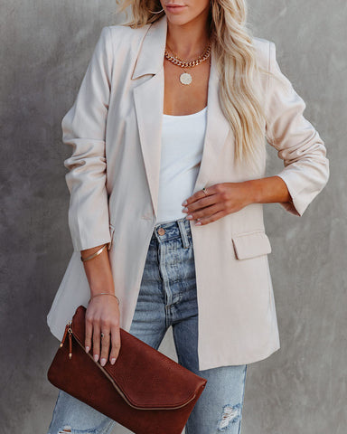 Sister Pocketed Blazer - Beige