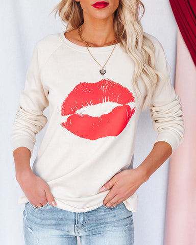 Smooch Premium Cotton Blend Raglan Pullover