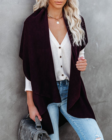 Solitaire Vest - Wine