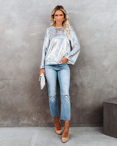 Spotlight Worthy Sequin Top