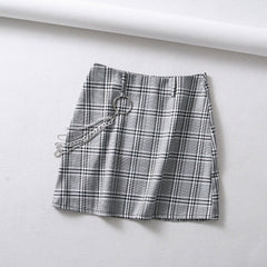 Ottoline Plaid Mini Skirt