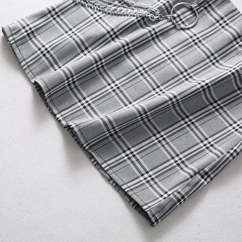 Ottoline Plaid Mini Skirt