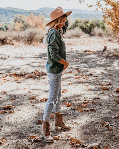 Take Me To The Mountains Cotton Blend Sweatshirt