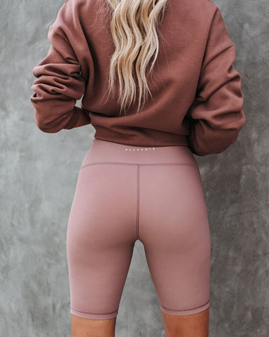 Taylin Gerippte Bikershorts - Latte 