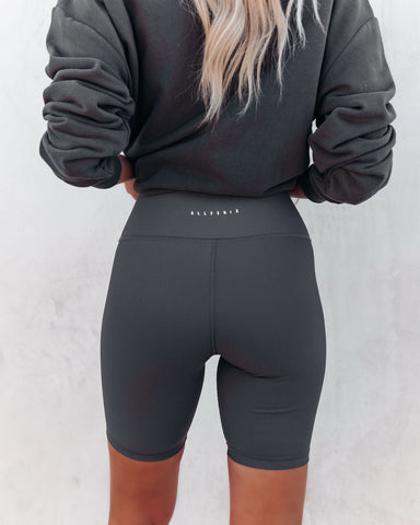 Short cycliste côtelé Taylin - Graphite