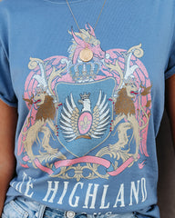 The Highland Dragons Cotton Distressed Tee