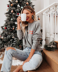 Toasty And Tipsy Cotton Blend Sweatshirt