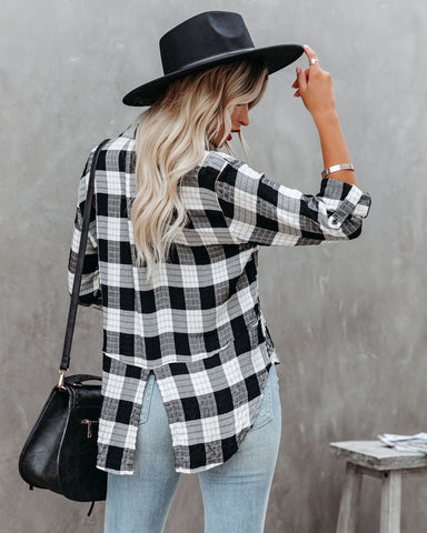 Townsend Checkered Button Down Top