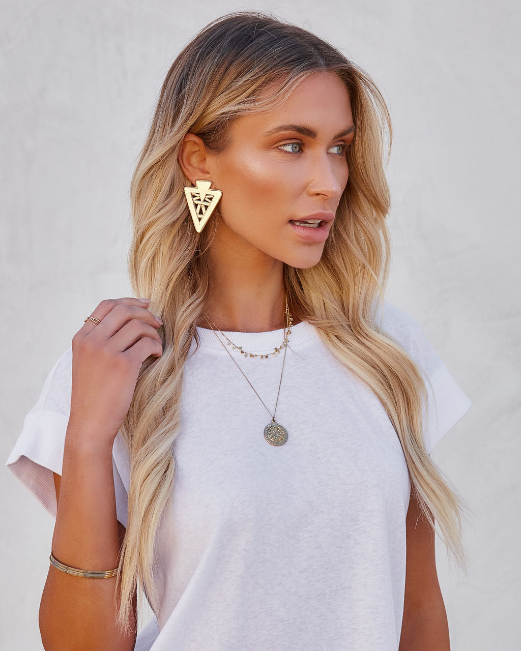 Veah Core Veah Statement Earrings - Gold – Orro Shop