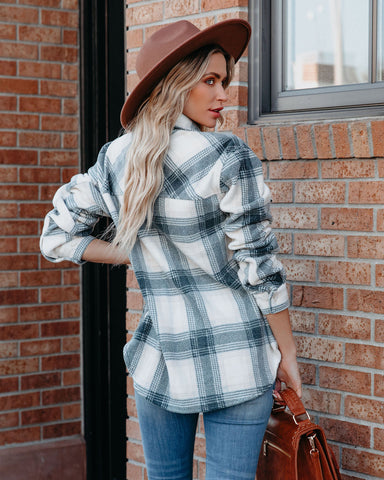 Veneta Pocketed Plaid Shacket