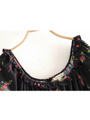 Virginia Embroidered Hi-low Peasant Dress