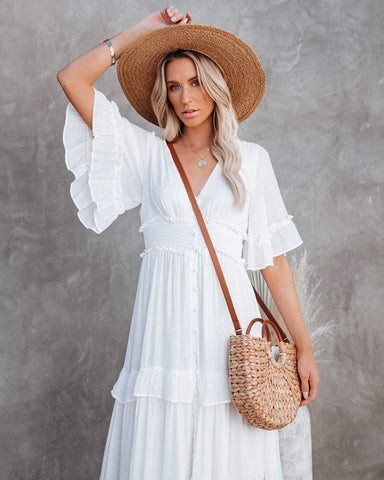 Wander Often Rattan Crossbody Handbag