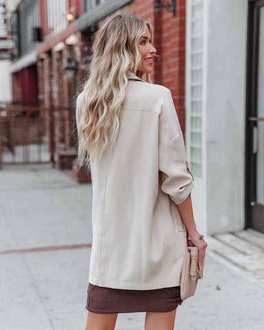 Westley Pocketed Lightweight Trench Coat - Taupe