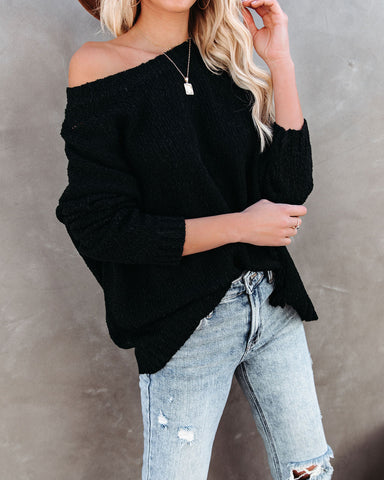 Winters Distressed Knit Sweater