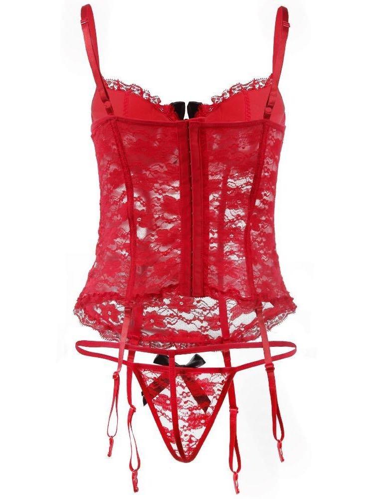 Women Lace Corset Sexy Lingerie