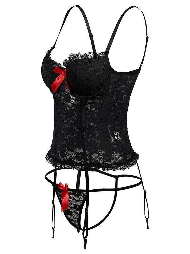 Women Lace Corset Sexy Lingerie