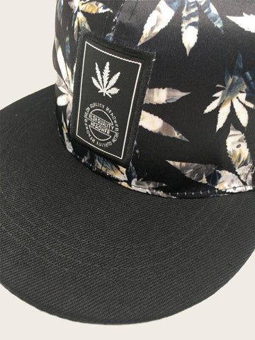 Women Leaf Pattern Baseball Cap