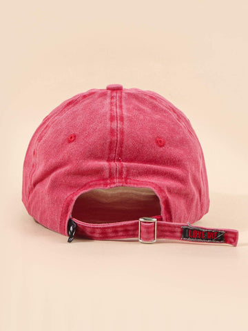 Casquette de baseball brodée avec lettres pour femmes 