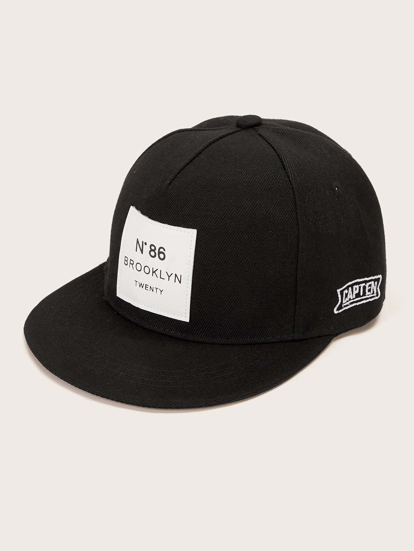 Women Letter Patched Baseball Cap