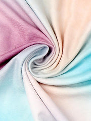 Women Tie Dye Printed Ruffle Short Pajamas Set