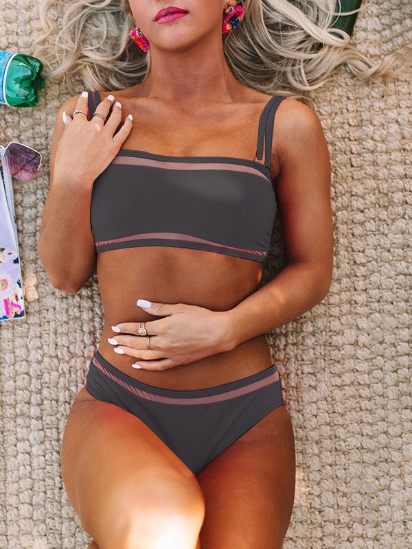 Sling Mesh Bikini Two-Piece Swimsuit