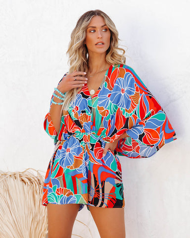 Wowza – Bedruckter Kimono-Strampler