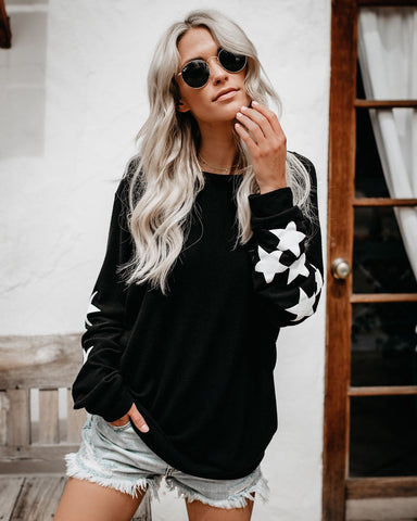 Du wirst ein Star-Strickpullover sein 