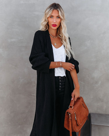 Cardigan en tricot Your Own World - Noir 