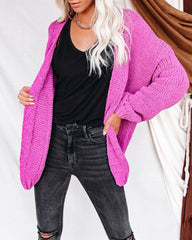 Zadie Pocketed Chenille Knit Cardigan